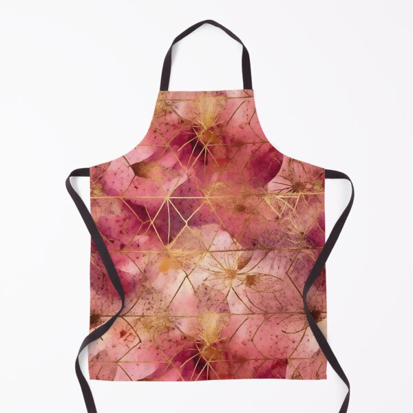 Item preview, Alcohol Ink Pink Asanoha Pattern Artwork designed and sold by EnchantedPixel3.