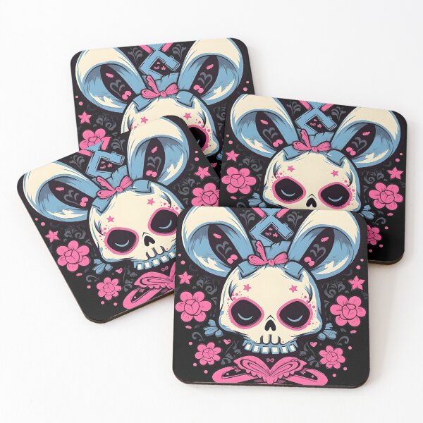 Item preview, Deth Metal Bunny Rabbit, Rabbit Skull designed and sold by TheeDigitalDen.