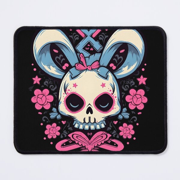 Item preview, Deth Metal Bunny Rabbit, Rabbit Skull designed and sold by TheeDigitalDen.