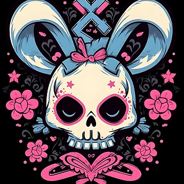 Artwork thumbnail, Deth Metal Bunny Rabbit, Rabbit Skull by TheeDigitalDen