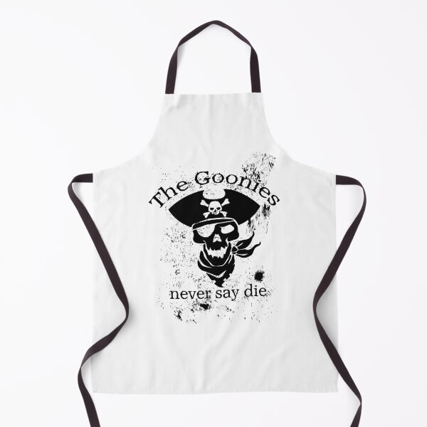 Item preview, the goonies, never say die - Black on White designed and sold by Adam 7ea.
