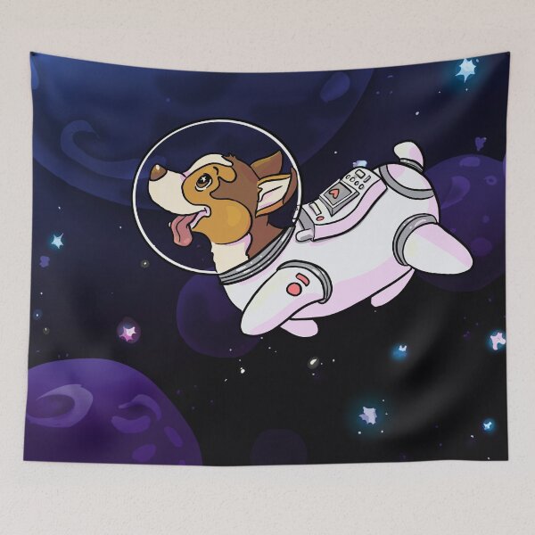 Item preview, Space puppy  designed and sold by artbysusant.