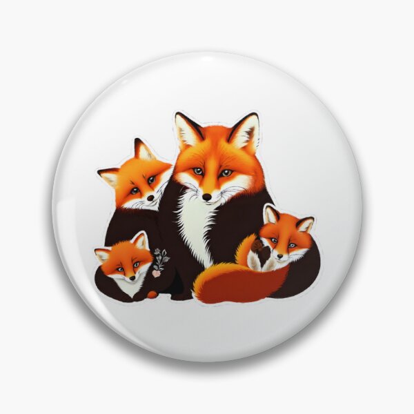 Item preview, Cute Baby Foxes and Mommy Fox designed and sold by Zeph1.