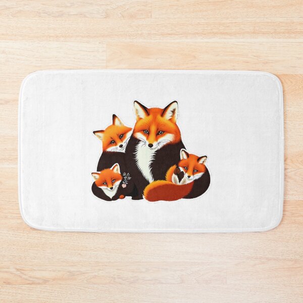 Item preview, Cute Baby Foxes and Mommy Fox designed and sold by Zeph1.