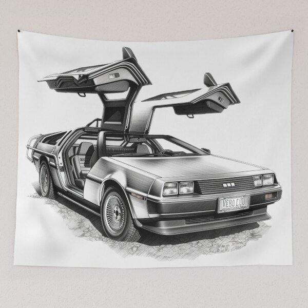 Item preview, Time Machine Dreams: Delorean Reverie designed and sold by urbannft.