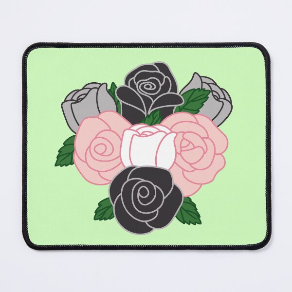 Item preview, Subtle Demifemale Pride Roses designed and sold by Blatherskite Studios.
