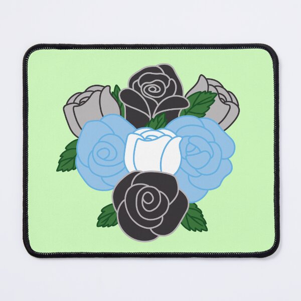 Item preview, Subtle Demimale Pride Roses  designed and sold by Blatherskite Studios.