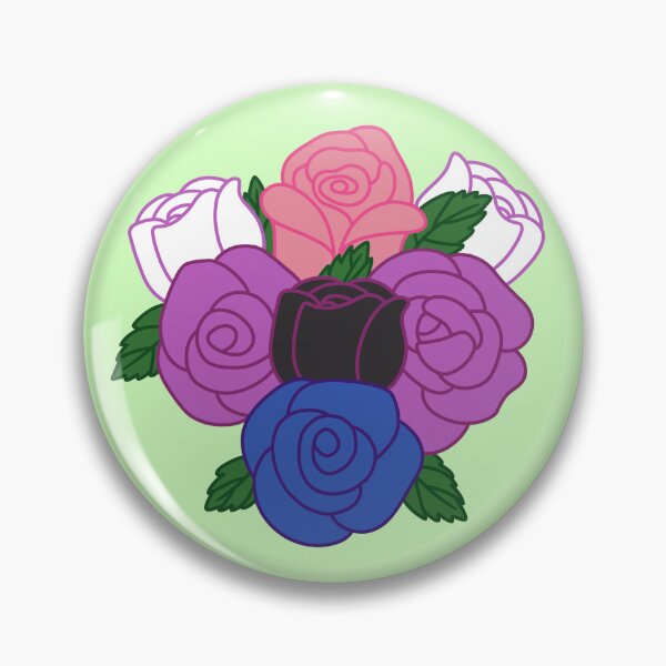 Item preview, Subtle Genderfluid Pride Roses  designed and sold by Blatherskite Studios.