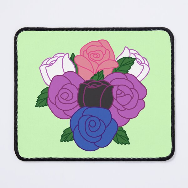 Item preview, Subtle Genderfluid Pride Roses  designed and sold by Blatherskite Studios.