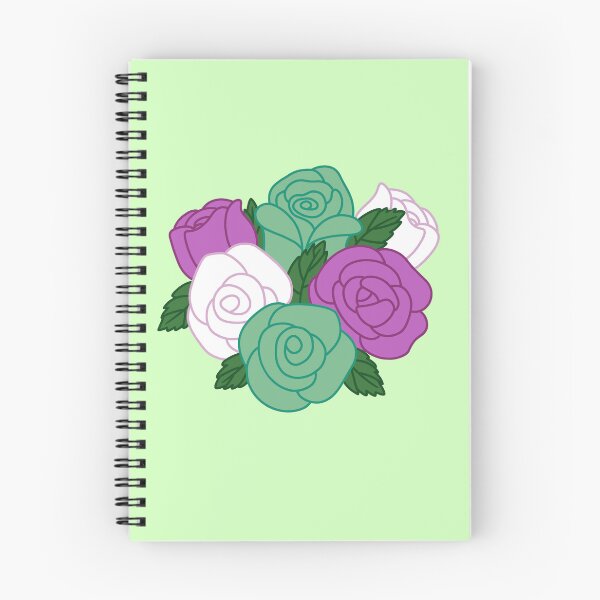Item preview, Subtle Genderqueer Pride Roses  designed and sold by Blatherskite Studios.