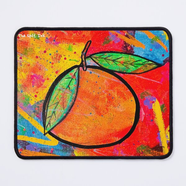 Item preview, "Japanese Mikan" Original Painting on Canvas. PopSick Art designed and sold by thespiltink.