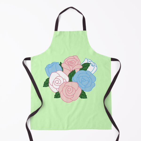 Item preview, Subtle Transgender Pride Roses designed and sold by Blatherskite Studios.