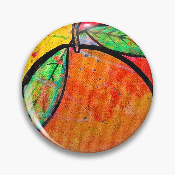 Item preview, "Japanese Mikan" Original Painting on Canvas. PopSick Art designed and sold by thespiltink.