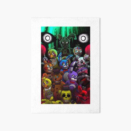 Five Nights At Candys Art Board Print for Sale by gosaide4