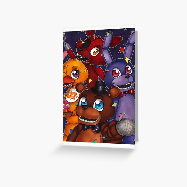 Personalised Five Nights At Freddy's Fnaf Children's Birthday Card