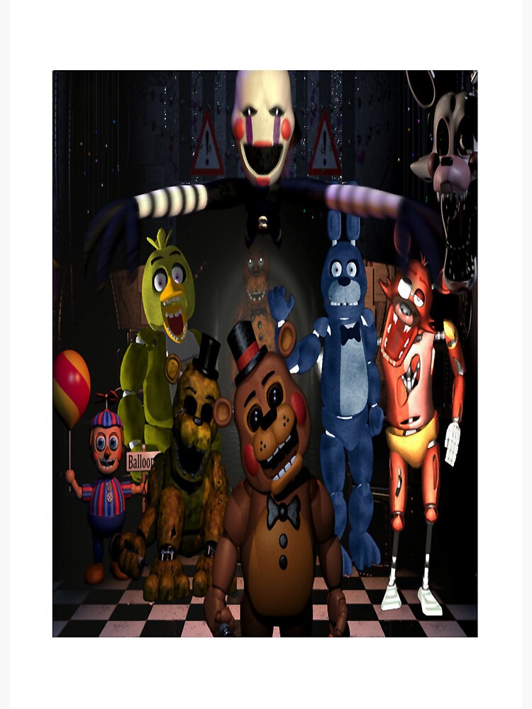 Five Nights At Candys Art Board Print for Sale by gosaide4