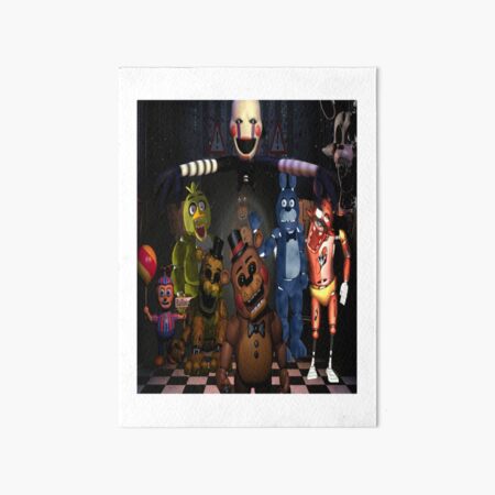 Five Nights At Candys Art Board Print for Sale by gosaide4