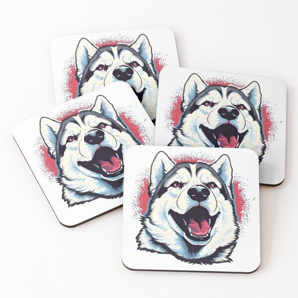 Item preview, Frosty Paws: Adorably Charming Husky designed and sold by 1Miljan2.