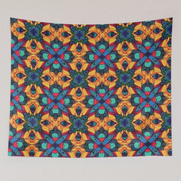 Item preview, Vivid Flower Pattern designed and sold by ChibiKolossus.
