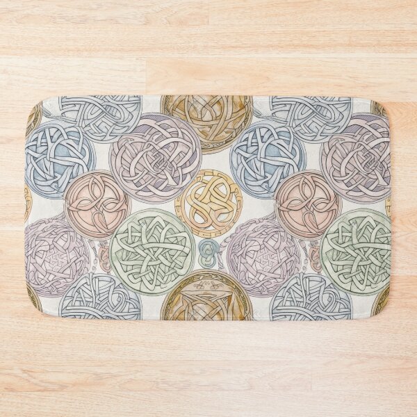Item preview, "Dawn of Celts"- Pastel-hued Celtic Knotwork Echoing the Delights of Spring designed and sold by stateofhuman.