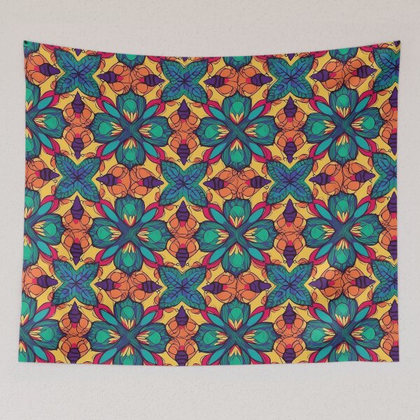 Item preview, Abstract Flower Pattern designed and sold by ChibiKolossus.