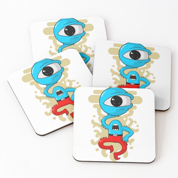 Item preview, Big Eyes Monsters Watcher ,cute monster sticker designed and sold by limparts.