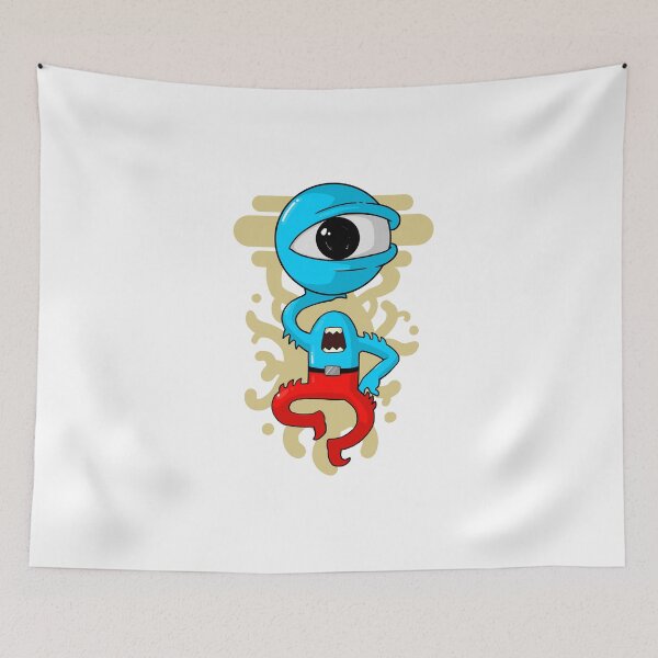 Item preview, Big Eyes Monsters Watcher ,cute monster sticker designed and sold by limparts.