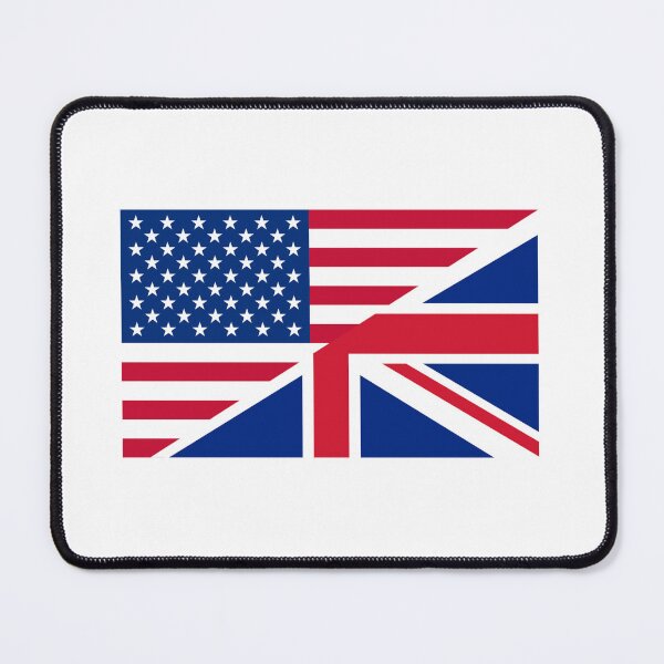 Item preview, Split US / UK Flag Sticker designed and sold by Dark-Matter02.