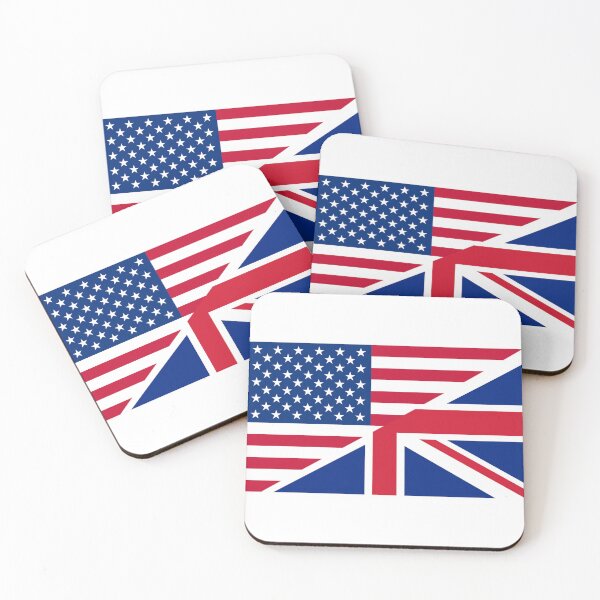 Item preview, Split US / UK Flag Sticker designed and sold by Dark-Matter02.