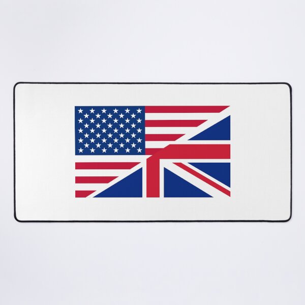 Item preview, Split US / UK Flag Sticker designed and sold by Dark-Matter02.