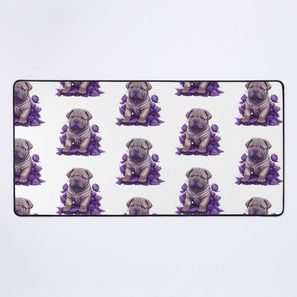 Item preview, bulldog dog between leaves designed and sold by BaliamShop.