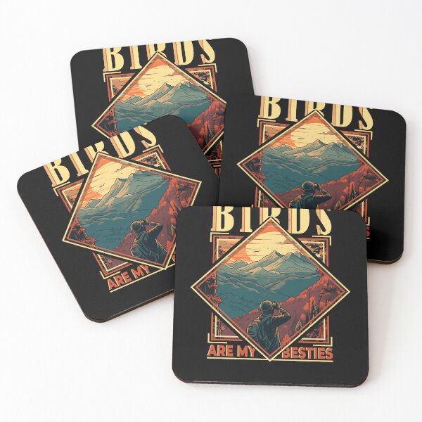 Item preview, Birds Are My Besties: Retro Bird-Watching Enthusiasts designed and sold by Cedinho.