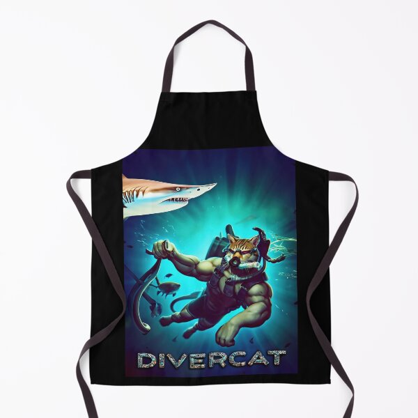 Item preview, Commando Diver Cat designed and sold by FotoLibreStudio.