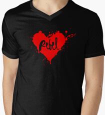 Rebel HEART Men's V-Neck T-Shirt