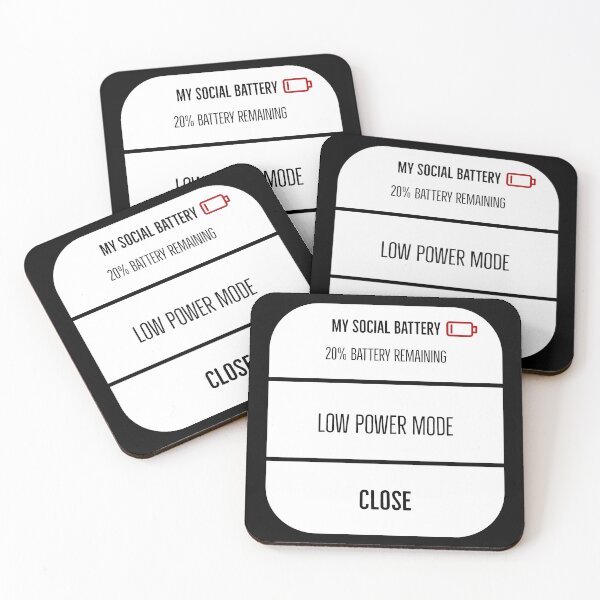Item preview, My Social Battery Phone UI Design designed and sold by Andy Hilaire.