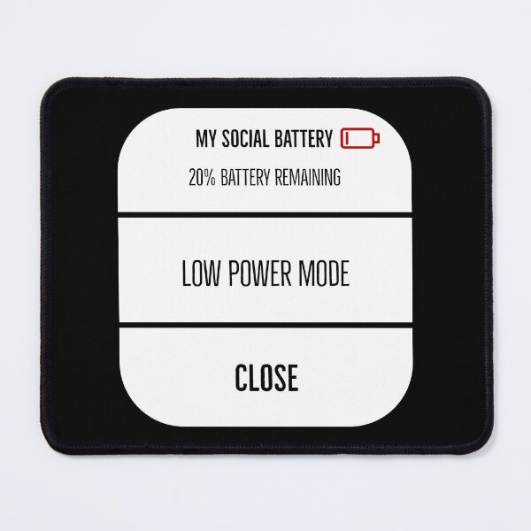 Item preview, My Social Battery Phone UI Design designed and sold by Andy Hilaire.