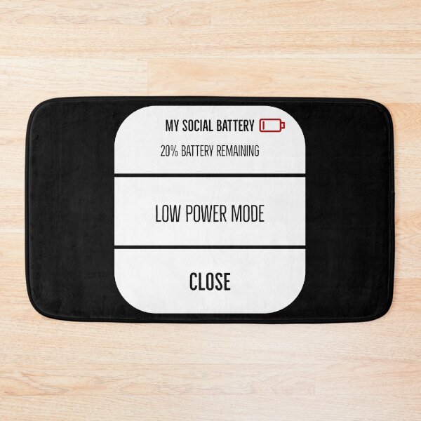 Item preview, My Social Battery Phone UI Design designed and sold by Andy Hilaire.