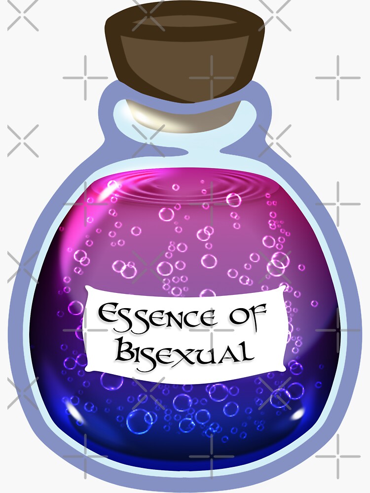 Pride Potion Bisexual Sticker For Sale By Mythros Cat Redbubble