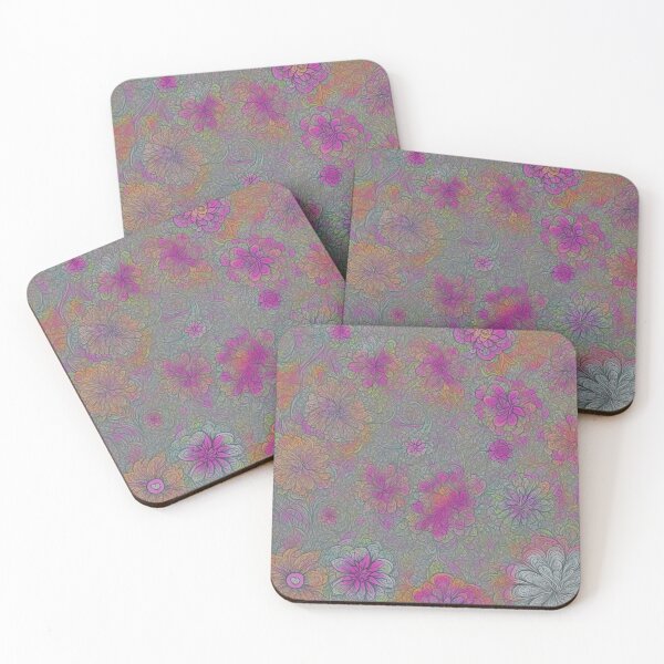 Artikelvorschau, Harmonic Blooms: A Fractal Floral Art Pattern in Vivid Colors entworfen und verkauft von RedArtG09.