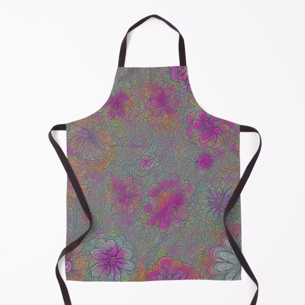 Item preview, Harmonic Blooms: A Fractal Floral Art Pattern in Vivid Colors designed and sold by RedArtG09.