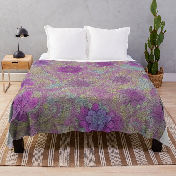 Artikelvorschau, Colorful Symmetry: Smooth Lines and Natural Beauty in Fractal Floral Art entworfen und verkauft von RedArtG09.