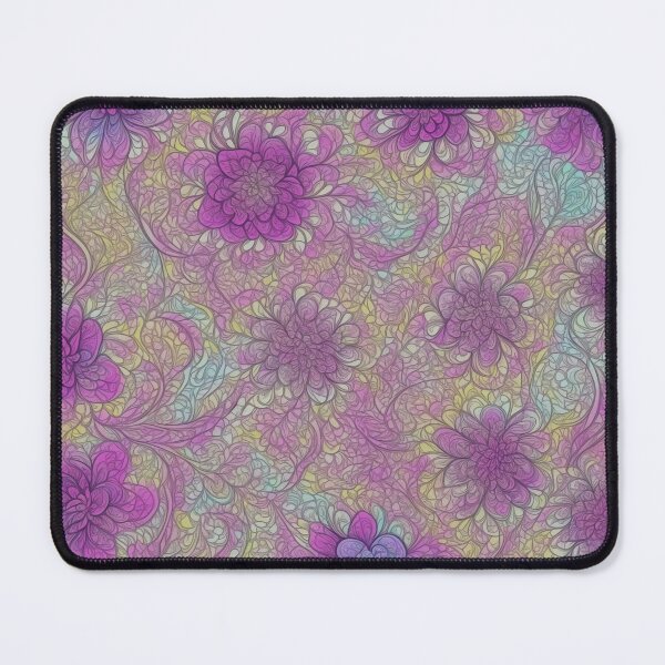 Artikelvorschau, Colorful Symmetry: Smooth Lines and Natural Beauty in Fractal Floral Art entworfen und verkauft von RedArtG09.