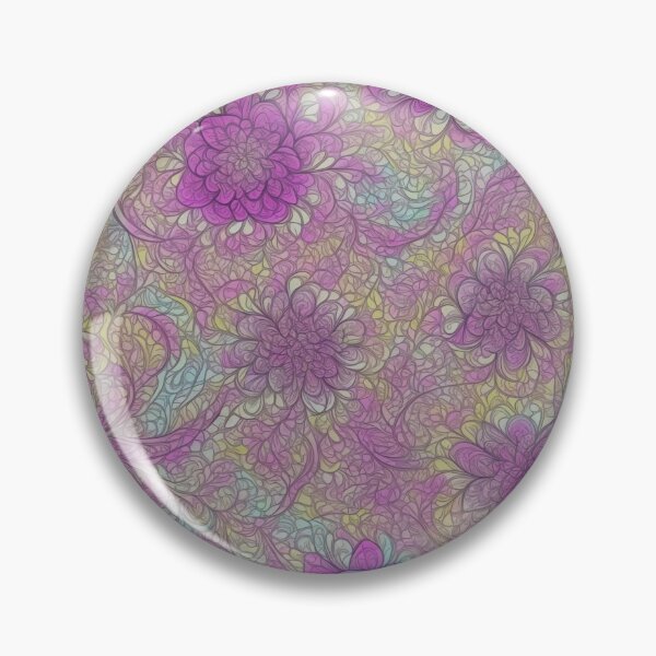 Artikelvorschau, Colorful Symmetry: Smooth Lines and Natural Beauty in Fractal Floral Art entworfen und verkauft von RedArtG09.