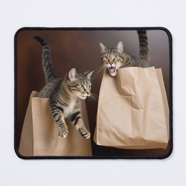 Item preview, To Let The Cat Out of The Bag - Double Paper Bags designed and sold by visualidioms.