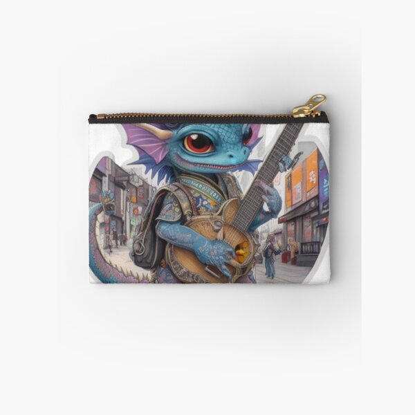 Item preview, Adorable kimono-clad dragon guitarist rocking the stage sticker and more. designed and sold by mefirefire.