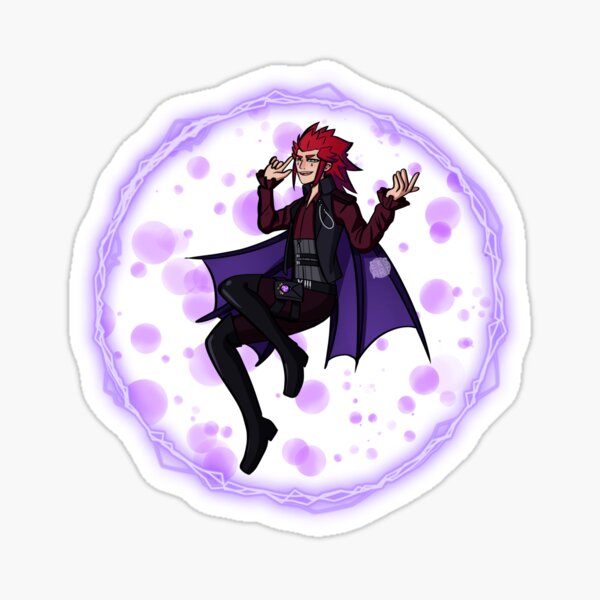 Vista previa del artículo con la obra «Axel y un personaje de Genshin Impact», diseñado y vendido por TwenyOneArtists.