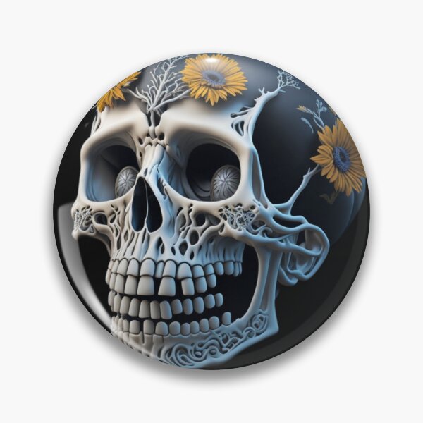 Item preview, Cute and Adorable Charming Smiling Skeleton Skull designed and sold by PC-artist.