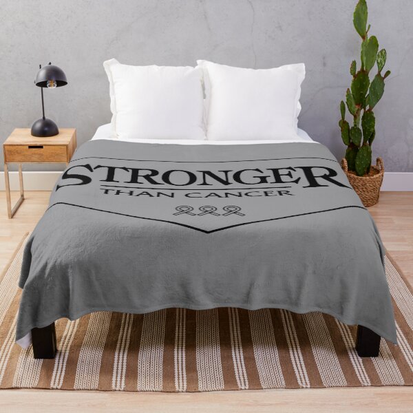 Item preview, brain cancer Awareness gray ribbon Stronger Than Cancer designed and sold by shaderepublic.