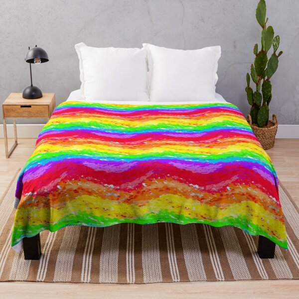Item preview, Pride flag fuzzy pattern designed and sold by DeisoriDoodles.