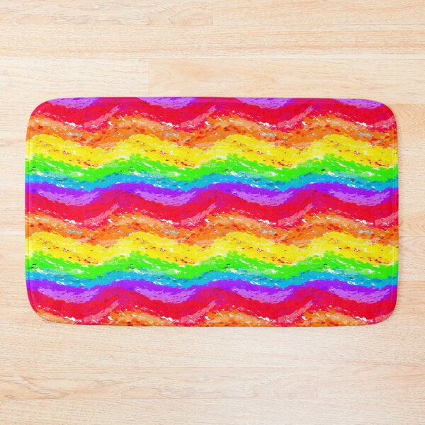 Item preview, Pride flag fuzzy pattern designed and sold by DeisoriDoodles.